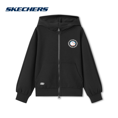 SKECHERS2025秋中性童梭织外套 L325K062-0018