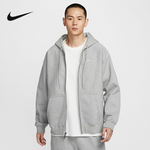 运动卫衣HV1085 加绒刺绣连帽开衫 063 新款 Nike耐克夹克外套男冬季