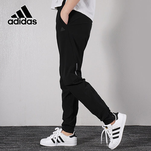 阿迪达斯女款运动裤梭织长裤
