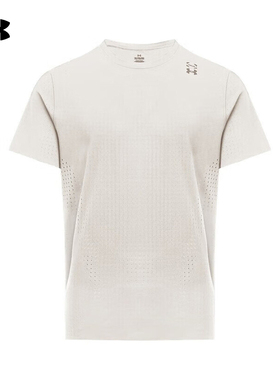 UA安德玛秋冬新款Halo Vent男子轻质训练运动短袖T恤6001829-110