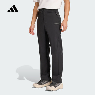 adidas阿迪达斯秋季新款男运动休闲长裤户外拒水梭织运动裤JV6155