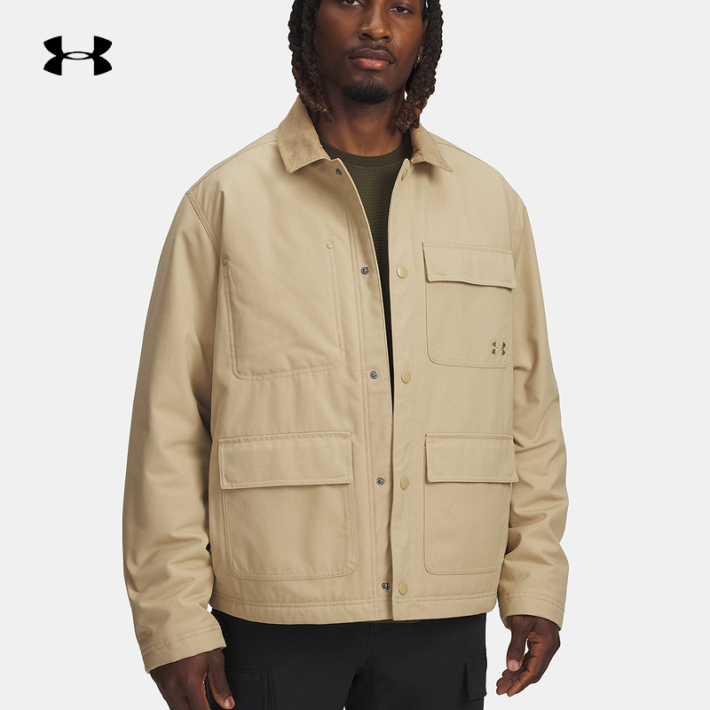 安德玛夹克男士秋冬Expanse Utility运动休闲夹棉外套6000882-234