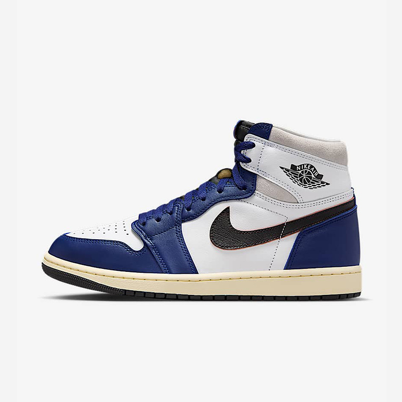 耐克Air Jordan 1 AJ1蓝白午夜蓝男高帮复古篮球鞋板鞋DZ5485-100