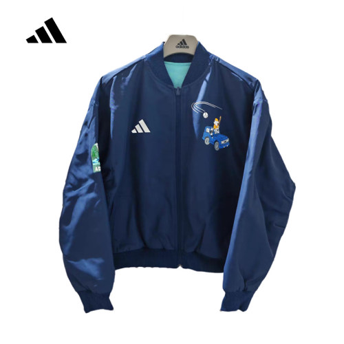 adidas阿迪达斯冬新款两面穿运动休闲外套男大童梭织夹克 KC2680