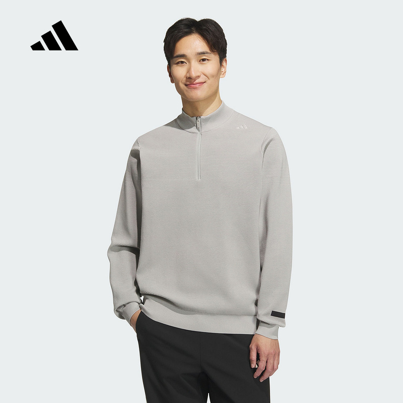 adidas阿迪达斯冬武宗系列商务通勤保暖半开襟卫衣套头衫 KC5938