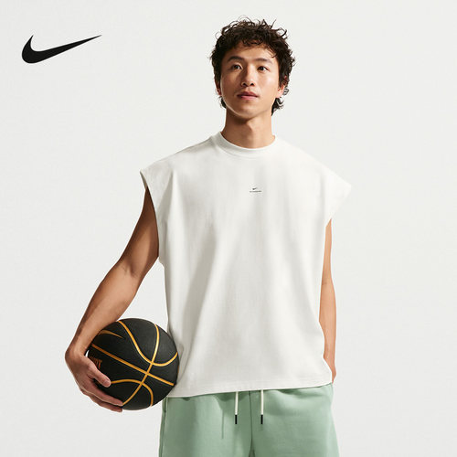 NIKE耐克男2026夏季新款篮球运动休闲无袖透气T恤背心 IF2564-133