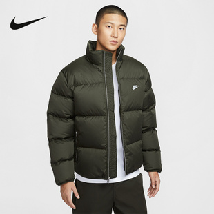 Nike耐克男子羽绒服夹克THERMA 355 FIT保暖面包服立领外套IM2081