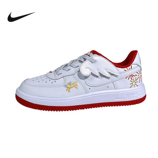 IQ1136 空军一号小童板鞋 111 26马年红色AF1新年款 Nike耐克儿童鞋