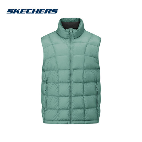 SKECHERS(斯凯奇)（新品）2026冬男羽绒背心 P426M050-00V6