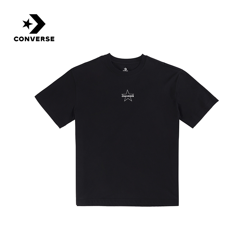 Converse匡威男子潮流运动休闲五角星短袖简约百搭T恤MCH623-023