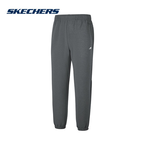 Skechers斯凯奇男士休闲长裤收脚束口柔软针织长裤 P126M017/006L