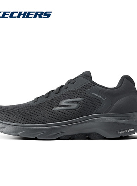 Skechers斯凯奇2025冬男舒适休闲透气缓震健步运动鞋 216636-GYOR