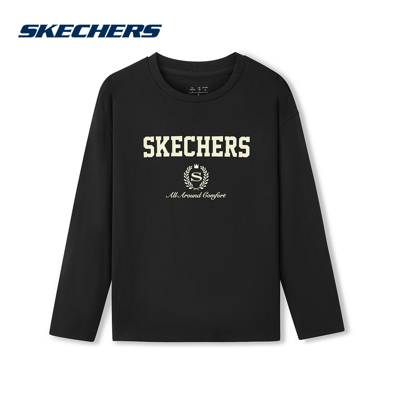 SKECHERS2025秋中性长袖衫 L325U013-0018