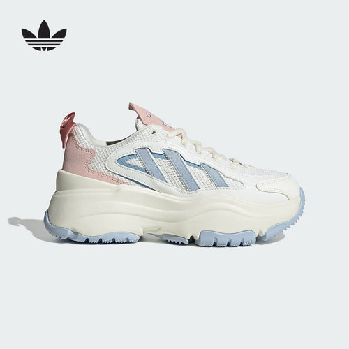 阿迪达斯三叶草迪士尼玛丽猫女鞋2025夏OZGAIA厚底老爹鞋 JR4240