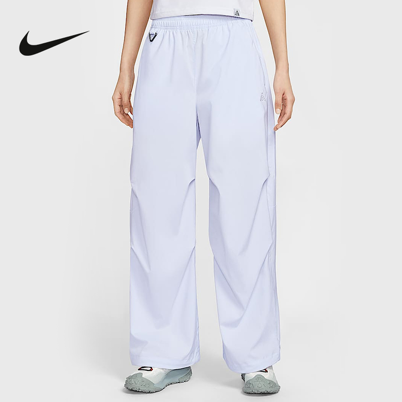NIKE耐克ACG女子新款休闲户外运动训练可束脚梭织长裤FV7320-085