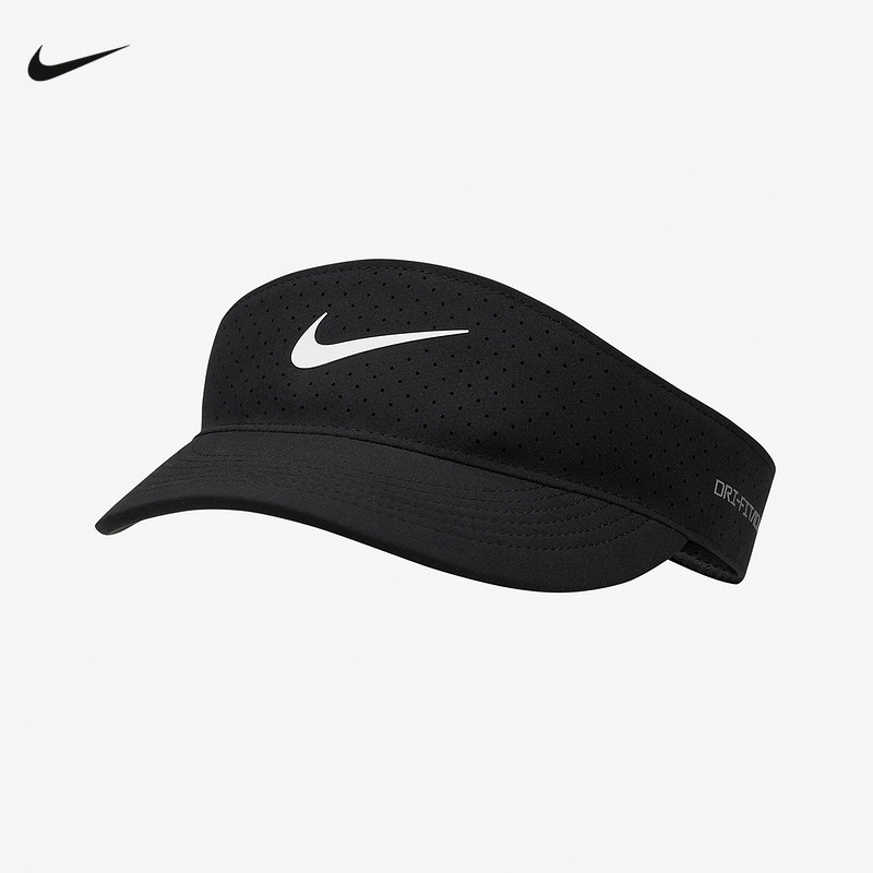 耐克DRI-FIT ADV速干网球帽夏季情侣透气跑步遮阳帽FB6443-010图片