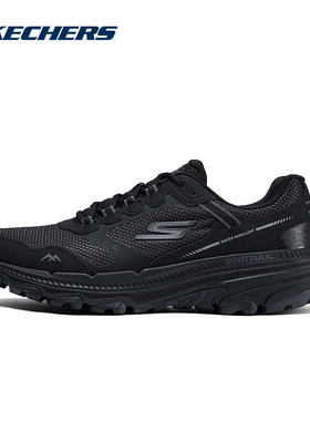 斯凯奇SKECHERS新品2025春男缓震透气网面男鞋运动鞋 220754-BBK