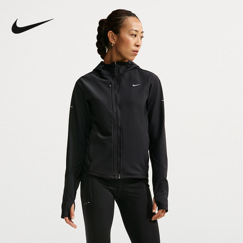 NIKE耐克Therma-FIT Repel 女子拒水加绒跑步夹克外套 IO1588-010