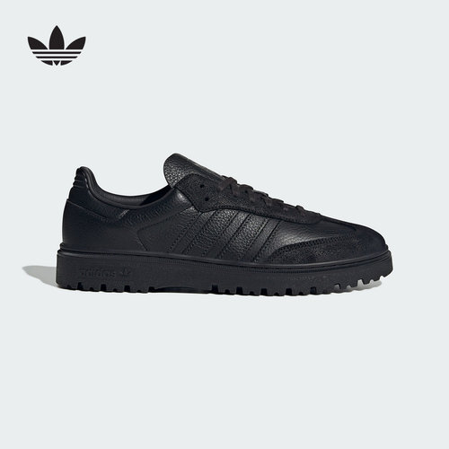 adidas阿迪达斯三叶草2026春中性「T头鞋」经典皮面运动鞋 JQ9407