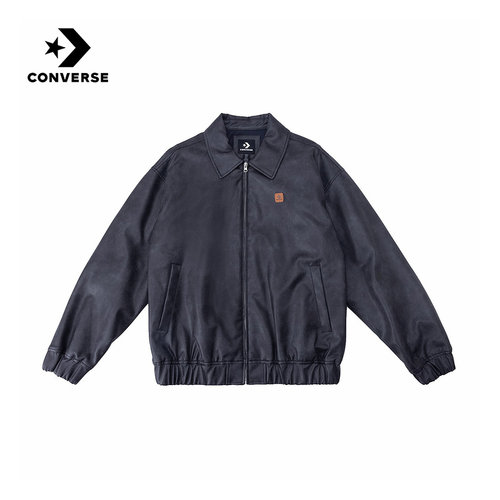 Converse匡威2026春男女休闲运动外套翻领保暖棉服 UCJ413-GHM