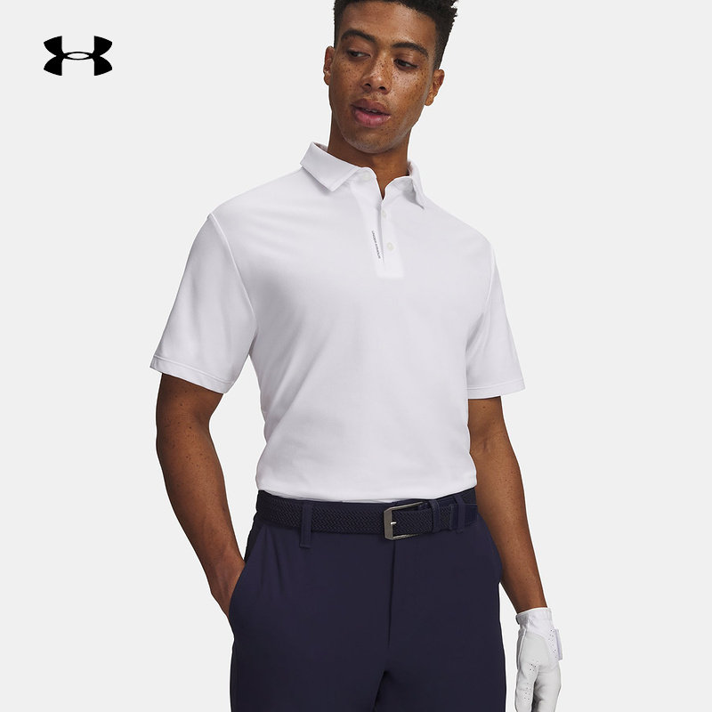 UA安德玛春夏新款Drive男子高尔夫运动短袖t恤polo衫60