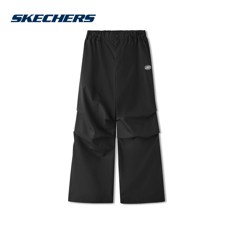 SKECHERS斯凯奇夏季女工装风宽松舒适休闲运动长裤 L225W112-0018
