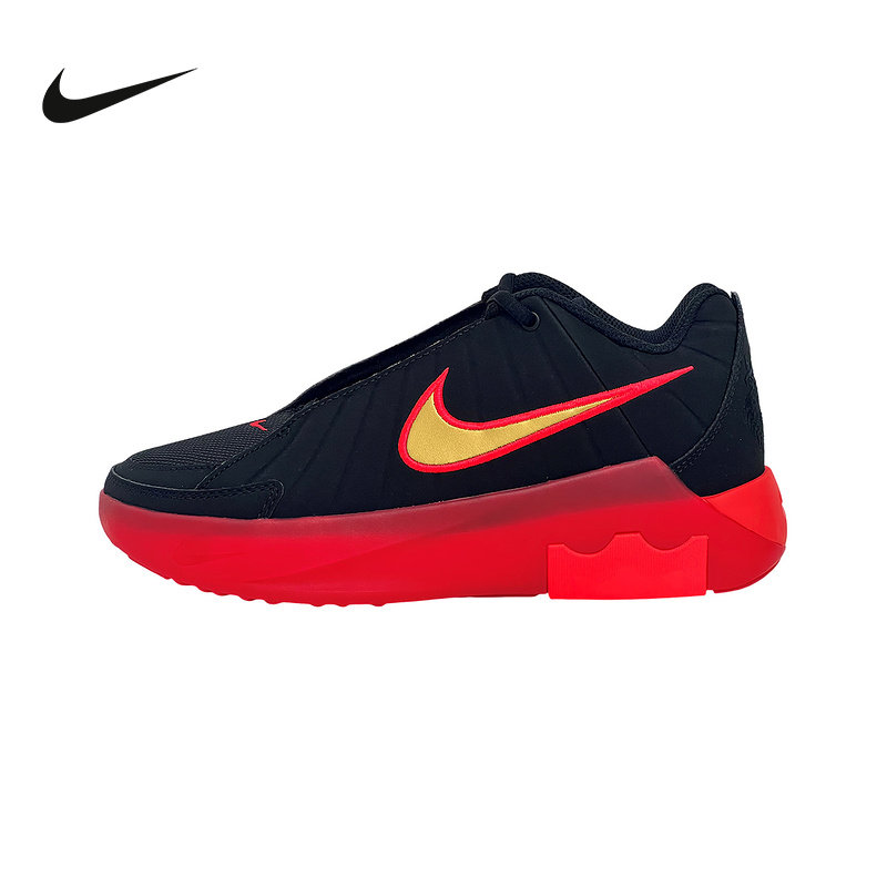 NIKE耐克男女儿童鞋LEBRON詹姆斯红色大童款运动篮球鞋HV2270-005