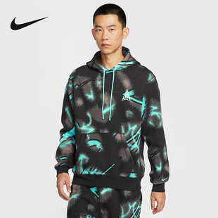 339 HV3379 Nike耐克男子新款 篮球印花透气连帽运动卫衣休闲套头衫