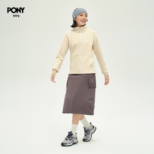波尼PONY1972女款 243W2KJ31OW 秋夹克米白休闲轻户外轻便上衣