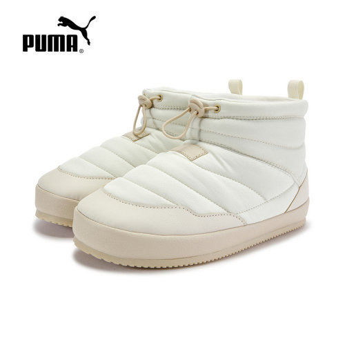 PUMA彪马冬季男鞋女鞋加绒保暖复古中帮防滑靴子休闲鞋407609-03