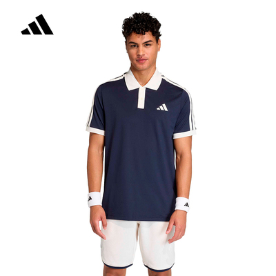 adidas阿迪达斯速干网球运动半截袖2026春男短袖POLO衫T恤 KA5899