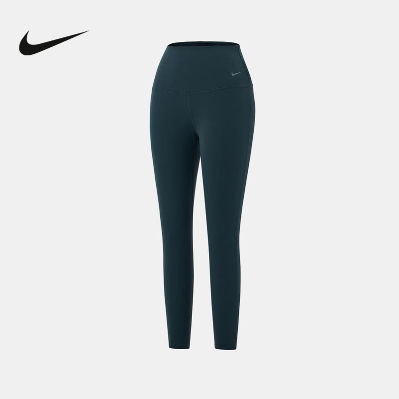 Nike耐克ZENVY放空系列女子低强度速干高腰九分紧身裤DQ6016-391