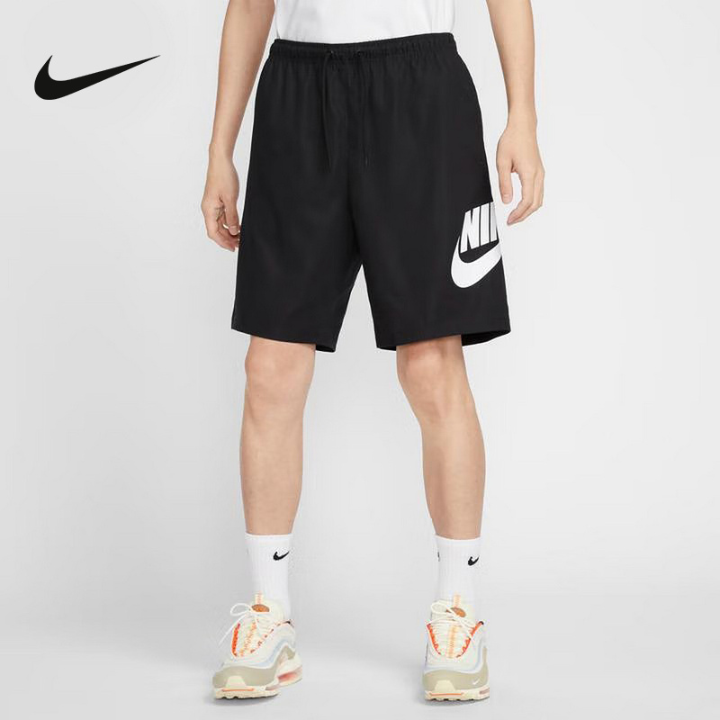 耐克男短裤夏新款大LOGO运动裤宽松透气休闲训练五分裤FN3304-010