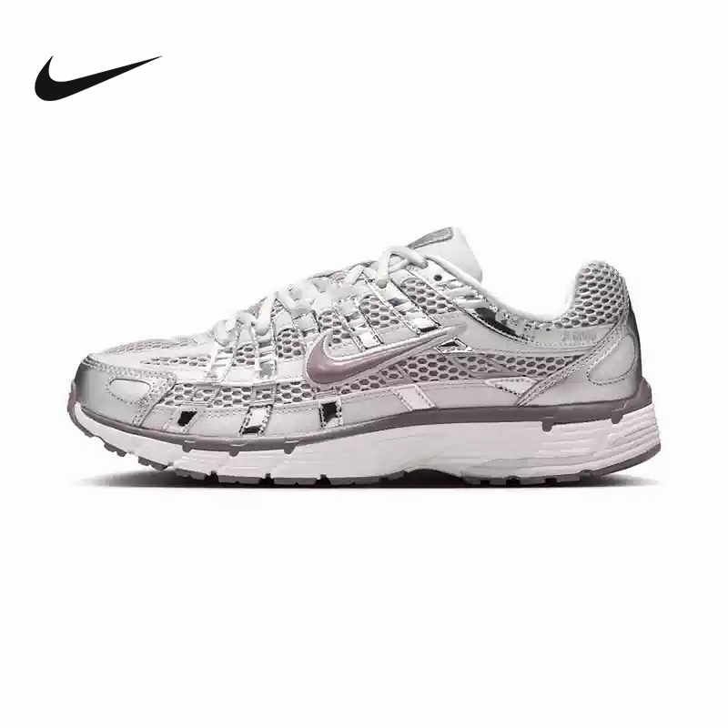 NIKE耐克女鞋老爹鞋P-6000银灰色运动休闲鞋复古跑步鞋IB4019-019