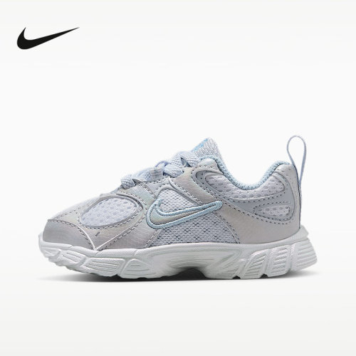 NIKE耐克男女婴童鞋镭射渐变V5 RNR透气网面轻便运动鞋IQ7405-001