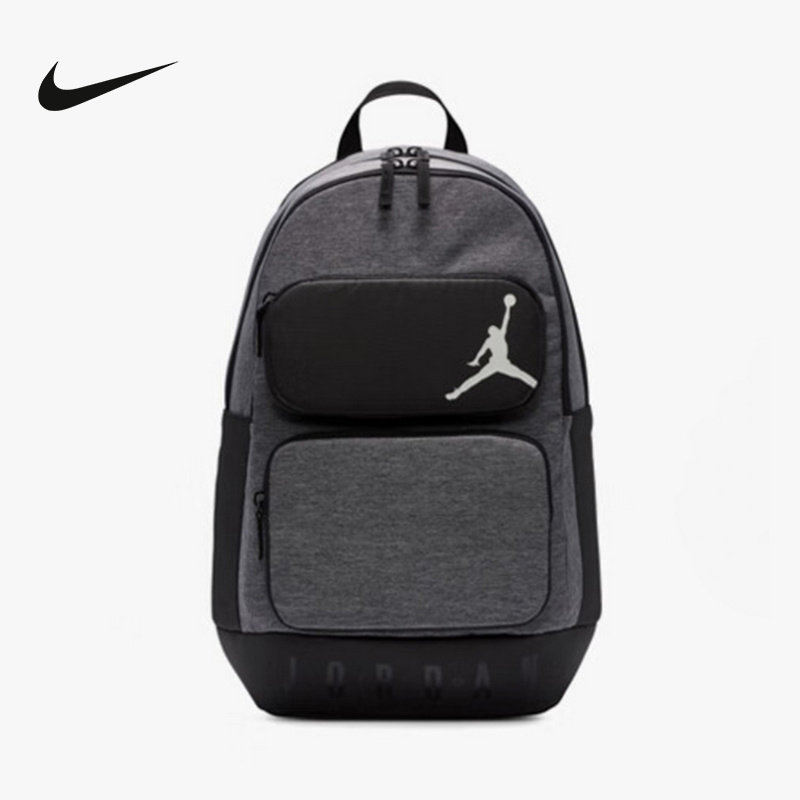 Nike耐克儿童背包男新款休闲收纳青少年学生书包双肩包HM6148-091