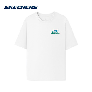 SKECHERS2025夏中性短袖衫 L225U151-0019