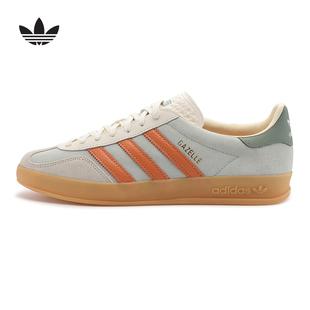 JQ0011 INDOOR男女板鞋 adidas阿迪达斯三叶草T头鞋 2025夏GAZELLE