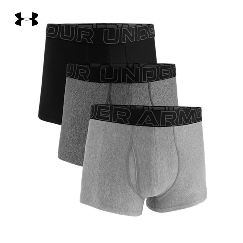 安德玛官方UA春夏Tech 男子3英寸运动休闲内裤-3条装1387418-035