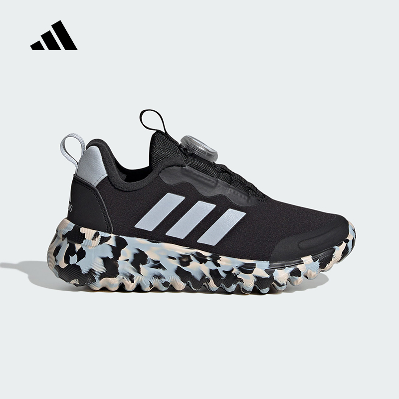 adidas阿迪达斯大小童跑步鞋ACTIVEFLEX旋转按钮运动休闲鞋IE3960
