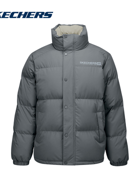 SKECHERS斯凯奇梭织羽绒外套男女款防泼水防泼宽松L425U008-013P