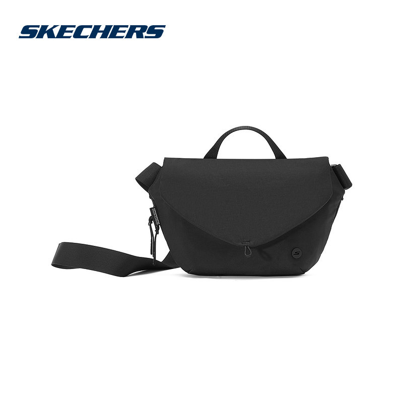 Skechers斯凯奇男女简约腰包运动风瑜伽健身收纳包 P225