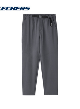 Skechers斯凯奇2025冬季男款中腰休闲运动梭织长裤 L424M016-0403