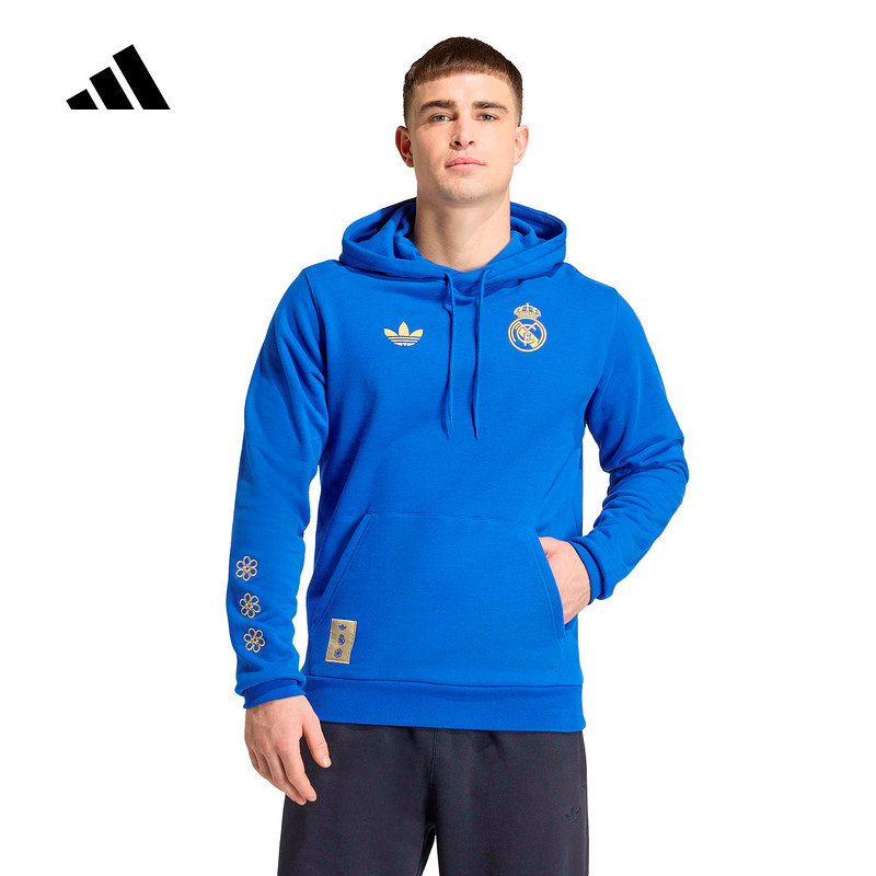 adidas阿迪达斯卫衣皇马中国结26新年款足球休闲文化套头衫JZ2237,运动服/休闲服装,运动卫衣/套头衫,淘宝优惠券,粉丝福利购,淘宝优惠卷