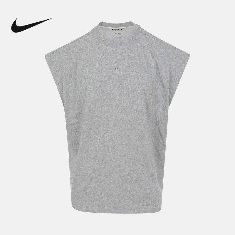 NIKE耐克 男子运动休闲无袖T恤2026新款针织背心短袖 IF2564-063图片