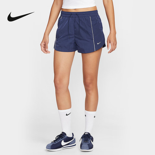 Nike耐克短裤女子夏新款训练跑步梭织运动休闲透气女裤FV7501-410