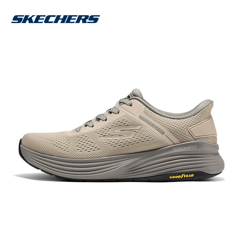 Skechers斯凯奇男鞋闪穿健步鞋网面透气休闲运动鞋217001/NAT