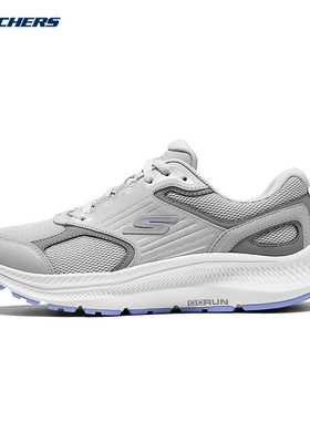 SKECHERS斯凯奇夏季女子厚底缓震户外跑步休闲运动鞋128606/GYLV