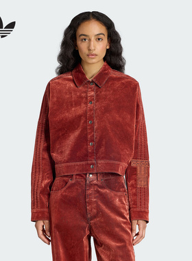 阿迪达斯 （adidas）2025冬女丝绒夹克 JY2394