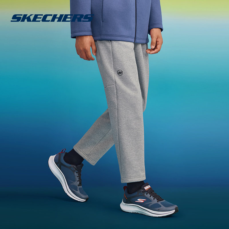 SKECHERS(斯凯奇)2024冬男针织长裤 P424M168-02H3